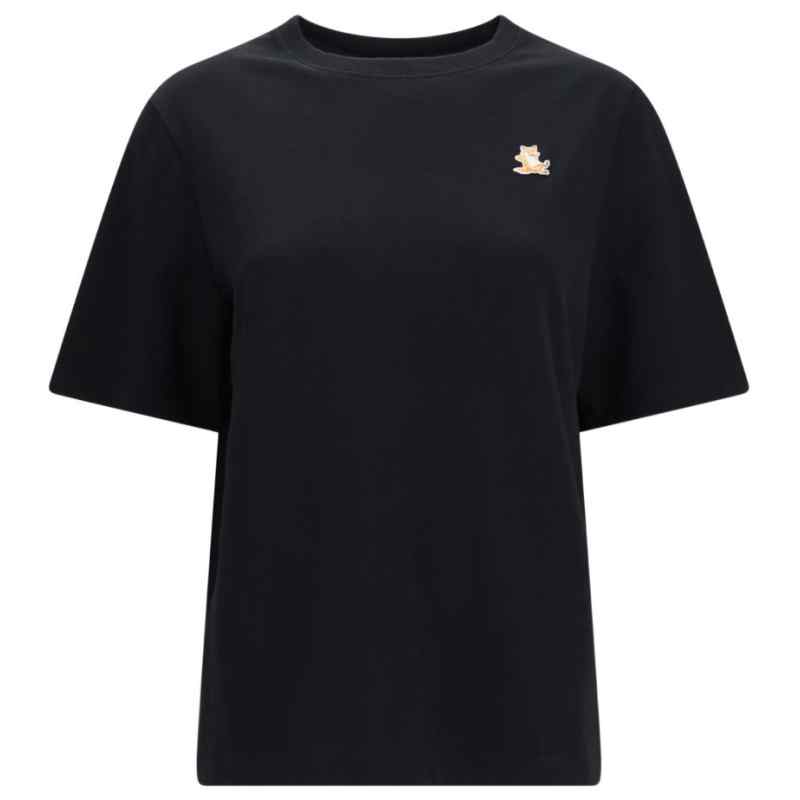 200030183-fw26-maisonkitsune-mrwjt21kj0119p199 Maison Kitsuné MAISON KITSUNE' T-shirts and Polos BLACK