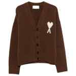 AMI PARIS Sweaters BROWN