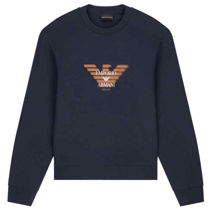 200031414-fw26-earmanimain-em007315af10013ub118 Emporio Armani Sweatshirt NAVY