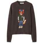 Maison Kitsuné MAISON KITSUNE' Sweaters BROWN