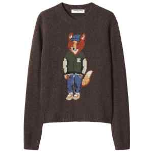 Maison Kitsuné MAISON KITSUNE' Sweaters BROWN