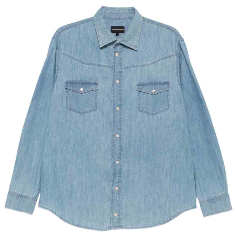 200033972-fw26-earmanimain-em007369af30058mb003 Emporio Armani Shirts NAVY