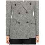 Emporio Armani Tweed Double-Breasted Blazer Jacket