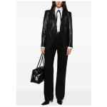Emporio Armani Leather Blazer Jacket