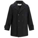 AMI PARIS Coats BLACK