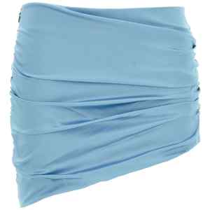 Alessandra Rich Satin Mini Skirt