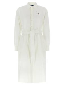 Polo Ralph Lauren Logo Embroidery Chemisier Dress