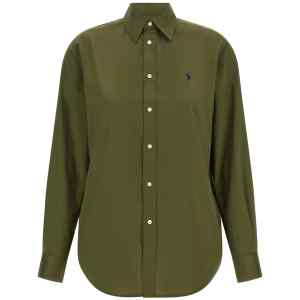 Polo Ralph Lauren Logo Embroidery Cotton Shirt