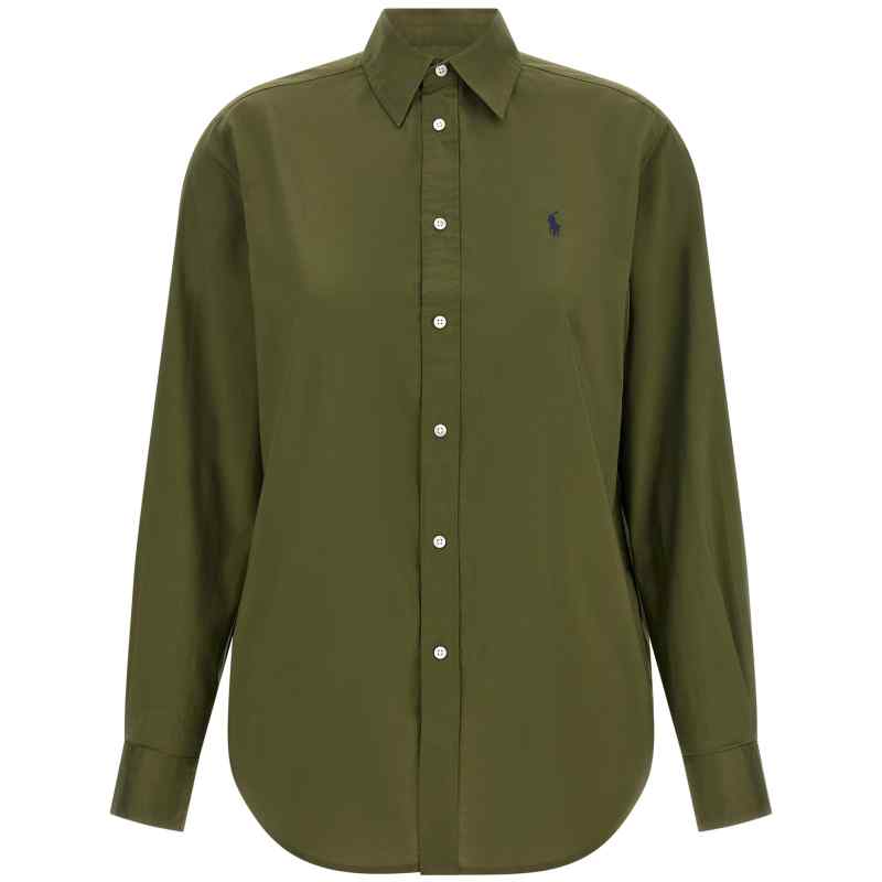 211A92177015_01_M_2026-07-29T08-07-20.691Z Polo Ralph Lauren Logo Embroidery Cotton Shirt
