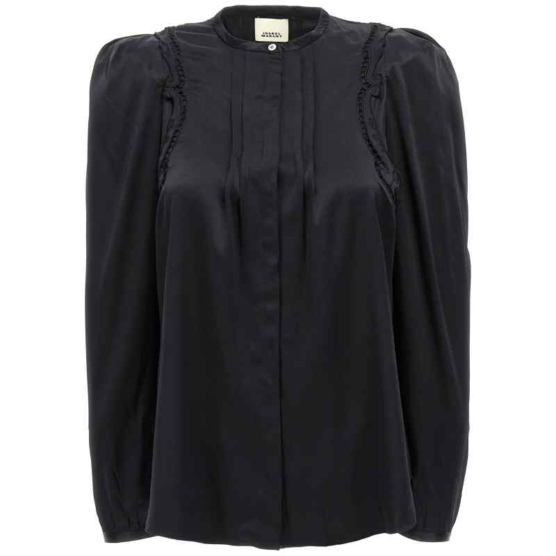 23AHT0251FAA3J12I01BK_01_M_2023-08-25T10-08-32.212Z Isabel Marant Joanea Shirt