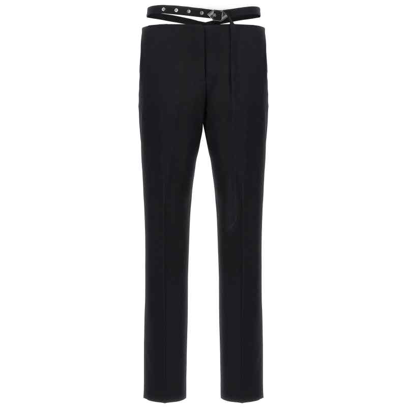 The Attico Belt Detail Trousers
