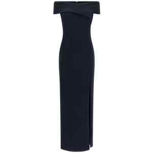 Lauren Ralph Lauren Long Dress With Crossed Neckline