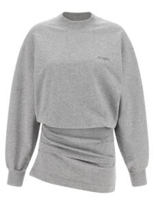 The Attico Mélange Sweatshirt Dress