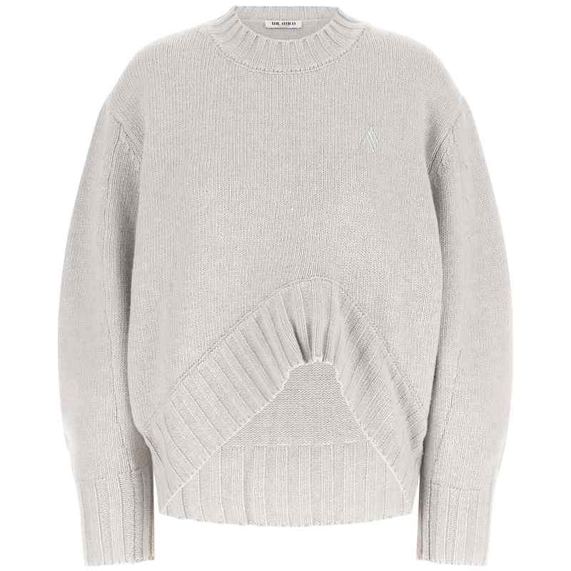 261WCK00126KWS011AA607_01_M_2026-06-19T15-39-37.975Z The Attico Asymmetrical Hem Sweater