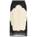 The Attico Lace Insert Skirt