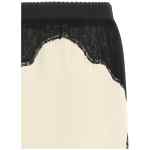 The Attico Lace Insert Skirt