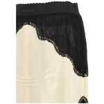The Attico Lace Insert Skirt
