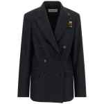 Dries Van Noten Barrysta Double-breasted Blazer With Embroidery