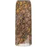 Dries Van Noten Floral Sati Skirt
