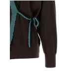 Dries Van Noten Toma Sweater With Crossed Closure