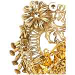 Dries Van Noten Antiqued Brass Brooch