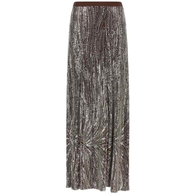 Paco Rabanne Sequin And Pearl Skirt