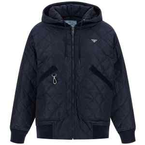 Prada Quilted Hooded Jacket