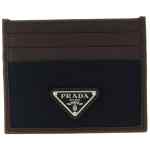 Prada Nylon Leather Cardholder