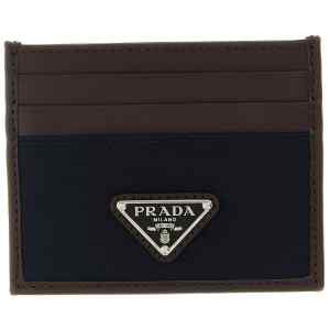 Prada Nylon Leather Cardholder