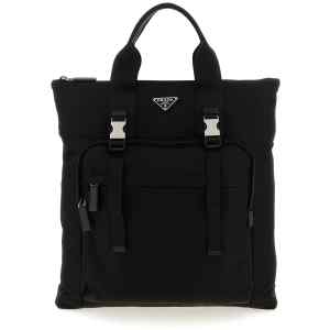 Prada Re-nylon And Saffiano Backpack Shopping Bag
