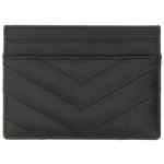 Saint Laurent Logo Matelassé Card Holder