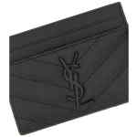 Saint Laurent Logo Matelassé Card Holder