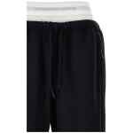 T By Alexander Wang Wide Leg W/ Logo Elastic Exposed Brief Joggers