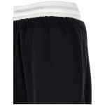 T By Alexander Wang Wide Leg W/ Logo Elastic Exposed Brief Joggers