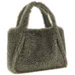 Stella Mccartney Shearling Logo Shopping Bag