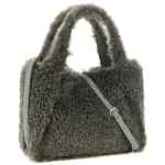 Stella Mccartney Shearling Logo Shopping Bag