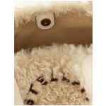 Stella Mccartney Shearling Logo Shopping Bag