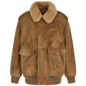 Prada Sheepskin Bomber Jacket
