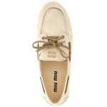 Miu Miu Deck Boat Shoe