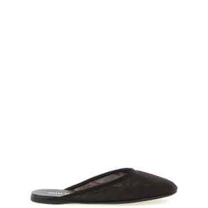 Miu Miu Mesh Fabric Slippers