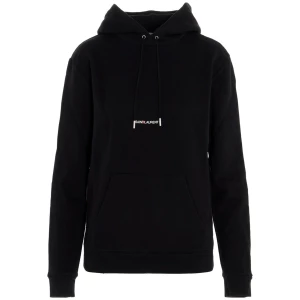 Saint Laurent Logo Print Hoodie