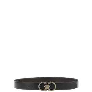 Ferragamo Double Gancini Reversible Belt