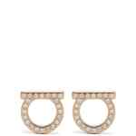 Ferragamo Gancini Crystals (l) Earrings
