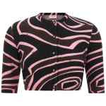 Emilio Pucci Onde Cropped Cardigan