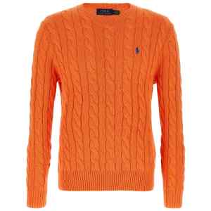 Polo Ralph Lauren Cotton Braided Sweater