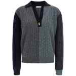 Ferragamo Color Block Braid Sweater