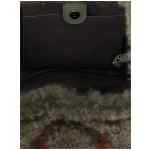 Stella Mccartney Shearling Logo Shoulder Bag