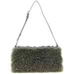 Stella Mccartney Shearling Shoulder Bag