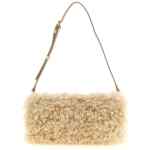 Stella Mccartney Shearling Shoulder Bag