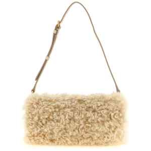 Stella Mccartney Shearling Shoulder Bag